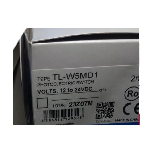 Free Shipping 2pcs/LOT New lighted flat proximity switch TL-W5MD1 inductive sensor