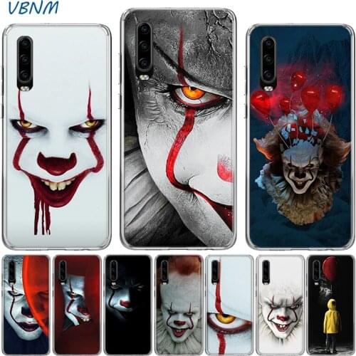 Pennywise Clown Horror Silicone Case For Huawei P40 P30 P20 Mate 40 30 20 10 P10 Pro+ lite P Smart 2020 Z Plus + 2019 2018 Cover
