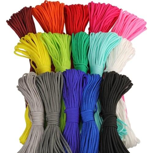330FT Paracord Colorfull Paracord 550 Rope 7 Strands 100FT 50FT 25FT Paracord Cord Rope Survival Kit Wholesale