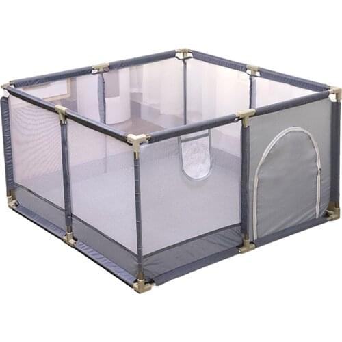 Baby Indoor Game Playpen Safe And No Gaps Fence For Babies Toddlers Large Childrens Playground Breathable Meshes 120*120 Cm