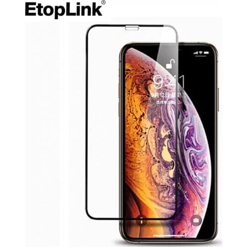 ETOPLINK Tempered Glass For IPhone XS XS MAX Screen Tough Protector Protective Glass For Phone Scratch Proof Screen Protectors