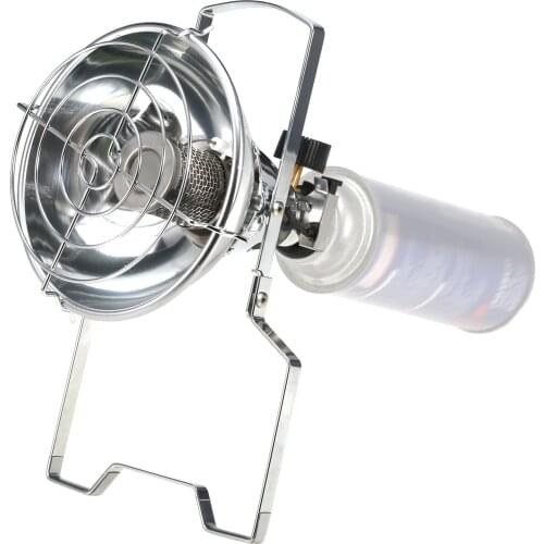 1000W Outdoor Portable Piezo Ignition Gas Heater Warmer Heating Stove for Long Gas Tank Camping Hiking Backpacking Stove