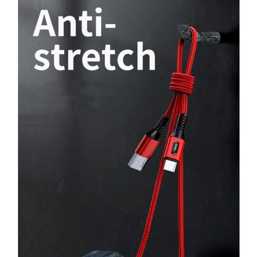 HOCO smart power off charging USB Type C Cable 3A USB C Cable Fast Charging Data Cable Type-C USB Charger For Samsung Xiaomi 10