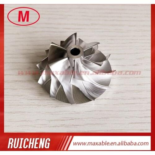 TB25 36.30/51.37mm 431350-0017 6+6 blades high performance turbo milling/aluminum 2618/billet compressor wheel 454096-0001