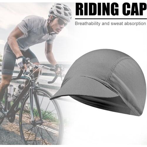 Solid Color Mesh Outdoor Riding Cycling Cap Sunscreen Summer Elastic Hat Unisex Running Hats Summer Outdoor Sport Hat New