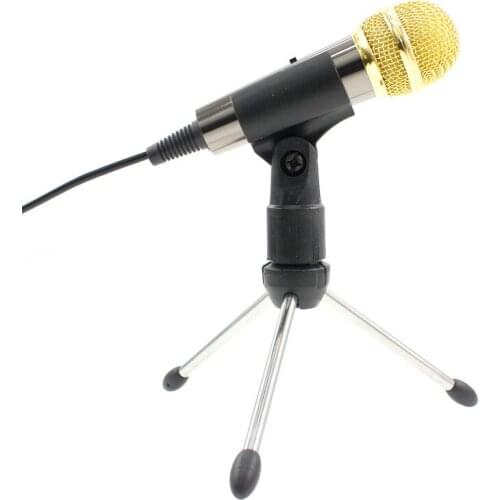 Metal Jack 3.5mm Studio Professional Microphone Handheld Mic for Mobile Phone Computer for iPhone ipad karaoke