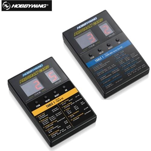 Original Hobbywing RC Car Program Card LED Program Box 2C Programm Card For XERUN / Flyfun Series Car Brushless ESC