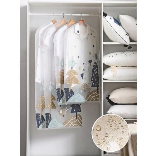 Vacuum Bags For Storing Clothes Garment Suit Dust Cover Protector Wardrobe Storage Bag Cloth Hanging Garment Coat Dustproof New