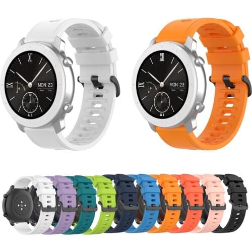 20mm Silicone Sport Replacement Strap for Samsung Galaxy Watch 3 41mm 42mm Band Galaxy Active 2 Watchband with Quick Release