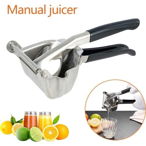 Manual Juice Squeezer Aluminum Alloy Hand Pressure Orange Juicer Pomegranate Lemon Squeezer Kitchen Accessories