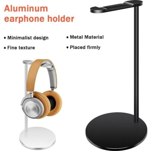 Universal Headphone Stand Aluminum Alloy Gaming Headset Support Holder Earphone Hanger Bracket Desk Display Holder Stand Rack