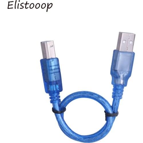 0.3m 1m 1.4m 3m 5m High Speed Transparent Printer Cable USB 2.0 Type A toType B Extension Print Cable Dual Shielding for Printe