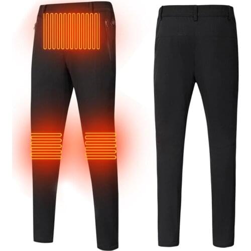 5V / 2A Female USB Smart Pants Three Temperatures Outdoor Graphene Electric Heating Pants Ski Warm Hiking Pants