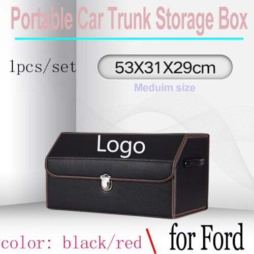 1pcs/set Auto Car Trunk Storage Box Rear Folding Multipurpose Collapsible Cover for kuga fusion fiesta transit ranger