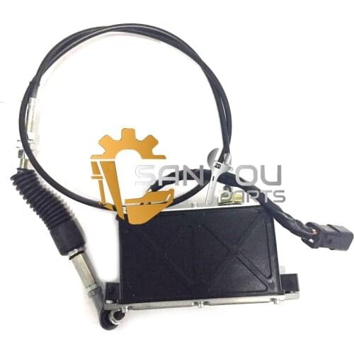 309-5954 3095954 Square Throttle Motor Governor Assy with Double Cables 7 Pins for E320C E320D Speed Gas Accelerator Parts