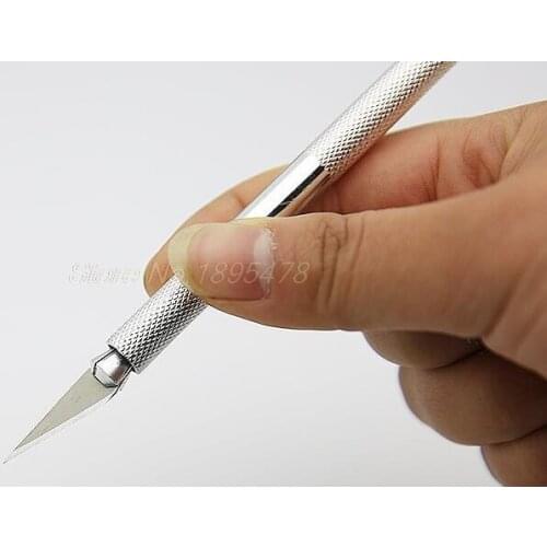 6pcs Blade Laptop Non-Slip Metal Scalpel Tools Kit Cutter Engraving Craft tool sculpture carving tool300Set