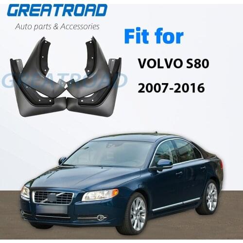 Car Mud Flaps For VOLVO S80 2007-2016 Mudflaps Splash Guards Mud Flap Mudguards Fender 2015 2014 2013 2012 2011 2010