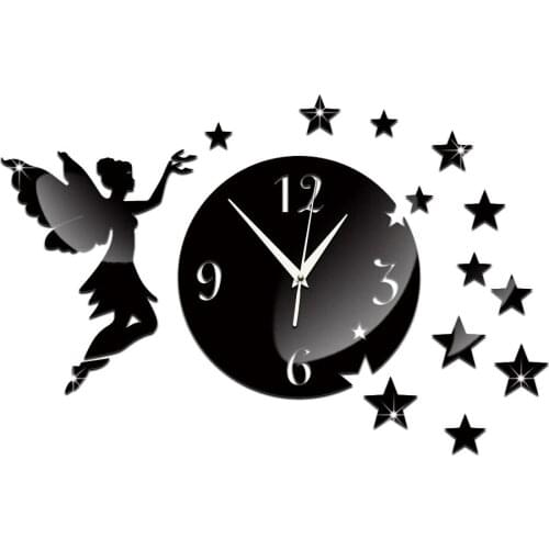 New fashion 3D big size wall clock mirror sticker DIY wall clocks home decoration wall clock meetting room