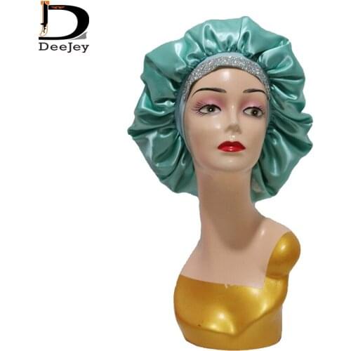 Customized virgin hair extensions double layer bonnet cap