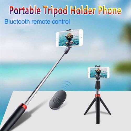 Mini Selfie Stick Tripod Aluminum Monopod Stand For iPhone Xiaomi Redmi Huawei Samsung Oneplus Phone Holder Tripode Para Movil