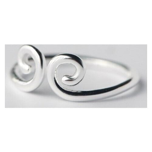 MloveAcc 100% 925 Sterling Silver Monkey King Magic Spell Open Rings for Women Personality Sterling-Silver-Jewelry