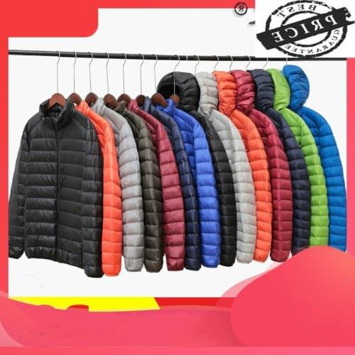 Male Mens Jacket Coats Ultra Light Down Jacket Men Clothes Autumn Winter Bodywarmer 2021 Casacos Masculino Wtz2021-01 Ppha56