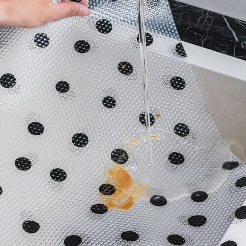 121.5x45x0.1cm Non Slip Waterproof Closet Placemat Drawer Mat Oil Proof Moisture Kitchen Table Shelf Liner Mats Pad Paper