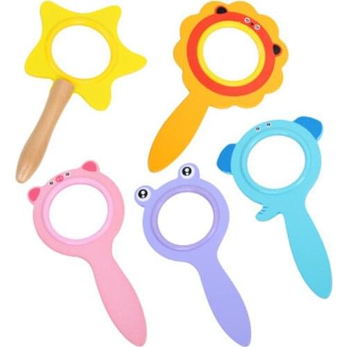 New Montessori Educational Wooden toy 3D Puzzle Wooden Magnifier Sensory Mathematic Training Early Intellectual Learning Toy CE