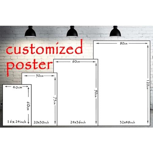 Custom Canvas Poster High Quality Fabric Cloth Print for Home Decor Any size Customized Wall Picture Art DIY Frame Painting