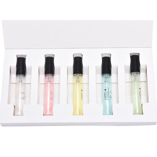 5pcs/Set Women Perfume Atomizer Perfumed present Fragrance Perfume with Box