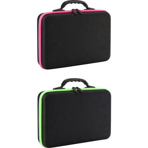 Portable Essential Oil Caseslots 5ML 10ML 15ML 60 Slots Essential Oil Storage Bag Travel Carrying Hanging Organizer Bottles