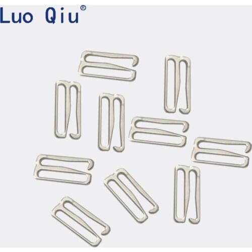 Coated silver metal bar Buckles clips for Lingerie Adjustment accessories DIY 50pcs/lot type 9 High quality 25mm Luo Qiu