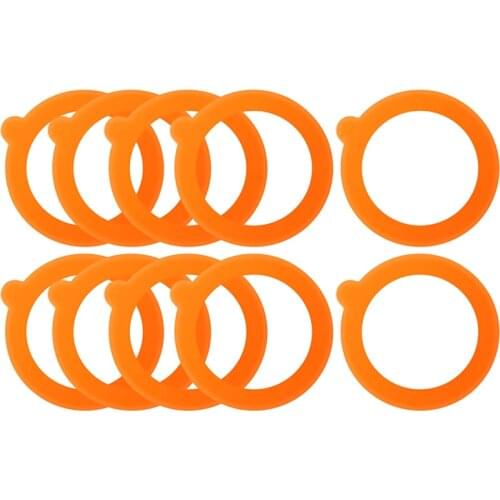 GTBL 20 Pieces Replacement Silicone Seals Replacement Rubber Jar Seals Airtight Silicone Gasket Sealing Rings for Glass Clip