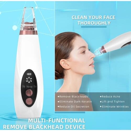 Skin Care Face Exfoliator Wrinkles Reducing Facial Cleansing Brush Firming Acne Pore Blackhead Remover Vacuum Cleaner Suction