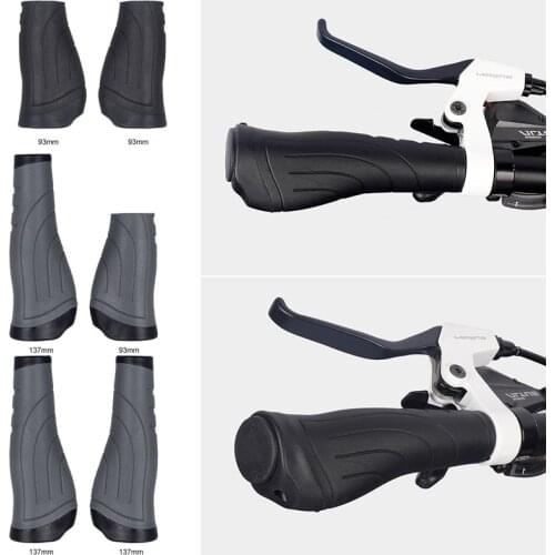 Bicycle Long Short Grips Lock Ergonomics Grips Variable Speed Handles Short Grips Suitable for Dahon Folding Bike Accessories