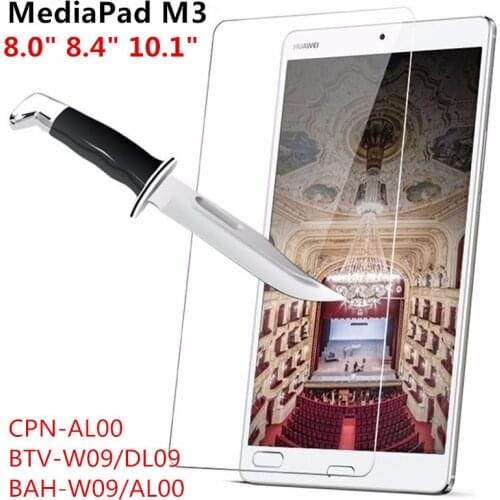 Tempered Glass Screen Protector For Huawei MediaPad M3 8.0 8.4 10.1 Lite 10 CPN-AL00 BTV-W09 L09 BAH-W09 Tablet Protective Film