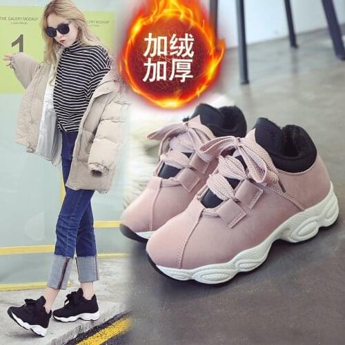 2019 New Designer Sneakers Women Platform Casual Shoes Fashion Sneakers Platform Basket Femme Pink Casual Chunky Shoes