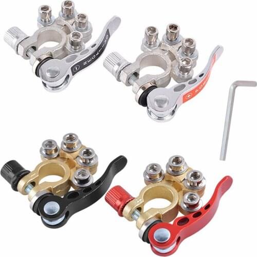 12v 24v 1 Pair Quick Disconnect Car Battery Main Cable Terminal Terminal Closing Joint Connector Suitable For Car Rowing Tractor