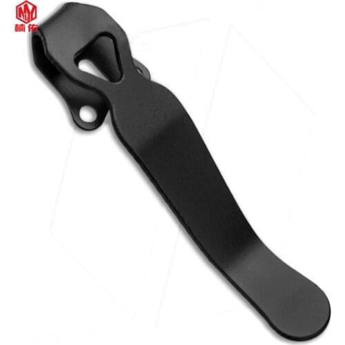 1PCS DIY Folding Knife Tool Titanium Alloy Back Clip EDC Accessories Custom Folding Knife Holder