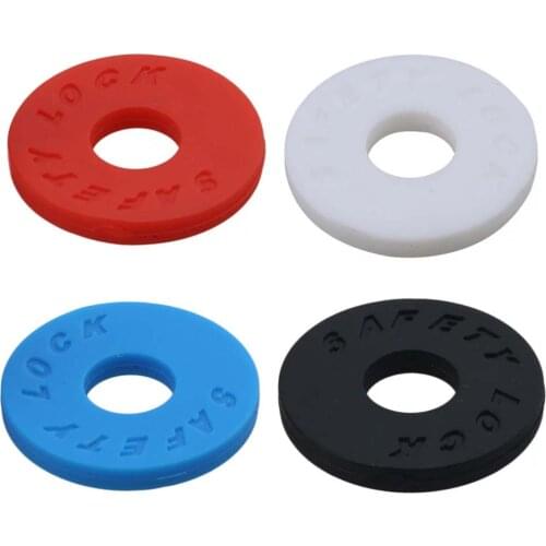 10Pieces Guitar Savers Strap Lock 25mm OD 9mm ID Musical Accessory 4 Color