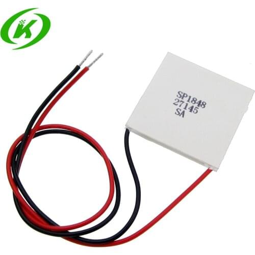 10PCS/LOT SP1848-27145 TEC 40x40mm Semiconductor Thermoelectric Heatsink Cooler Peltier Plate Module For Power Generation