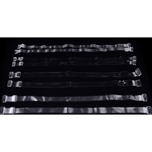 3 Pairs Women Transparent Silica Bra Straps Adjustable Invisible Bra Straps Backless Bra Straps For Women Female