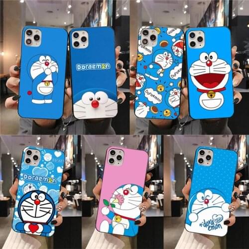 Cartoon Cat Doraemons Phone Case For iphone 12 11 Pro Max Mini XS Max 8 7 6 6S Plus X 5S SE 2020 XR cover