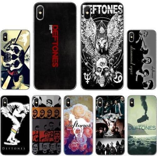 Skull-Rose-Deftones-OWL-Music-Band For Huawei Nova 2 2i 3 3i Y3 Y5 Y6 Y7 Y9 Prime 2015 2016 2017 2018 2019 Cover