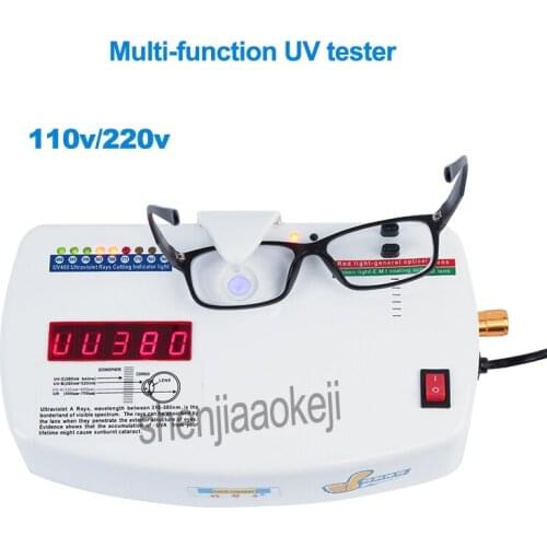 CP-13B Multi-function UV Tester Optical Lens Anti-radiation Ultraviolet Ray Tester UV400 Radiation Measurer Glasses Equipment