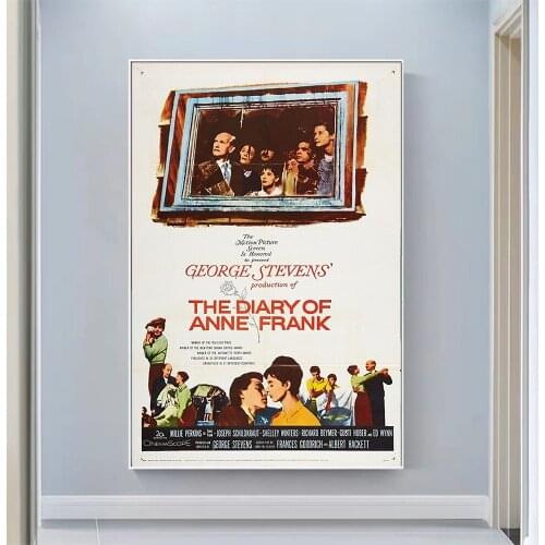 CP1618 The Diary of Anne Frank Classic Hot Movie Print Silk Fabric Poster Indoor Wall Art Decor Gift