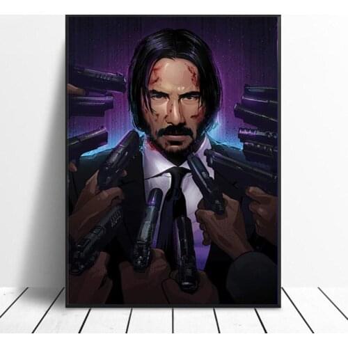 Movie Figure Canvas Painting John Pictures Wall Art Prints and Posters for Living Room Modern Home Wall Art Cuadros Decor