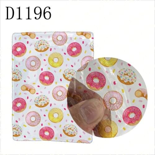 10pcs 9.5*12.5CM ice cream printed sealed shaker sleeve pouch to DIY shaker bow D1196