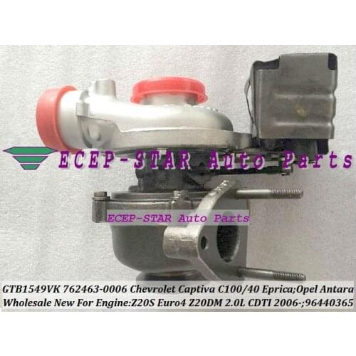 GTB1549VK 762463 762463-5006S 96440365 Turbo For Chevrolet Captiva C100 C140 Eprica For Opel Antara 2006- Z20S Z20DM 2.0L CDTI
