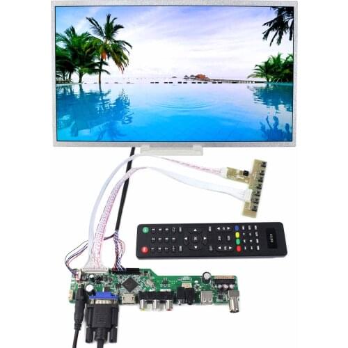 HD MI VGA AV USB LCD Controller Board with 14" 1366X768 LCD Screen